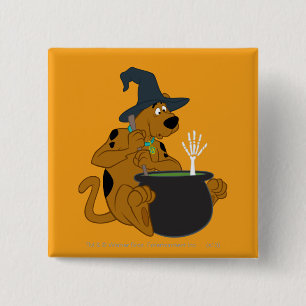 Scooby-Doo häxa kittel Knapp