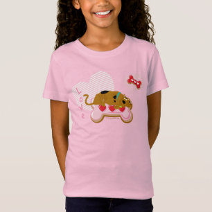 Scooby-Doo - Heart Decorated Scooby Snacks T Shirt