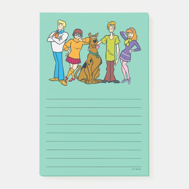 Scooby-Doo | Hela Gang 14 Mystoppinc Post-it Block (Framsida)