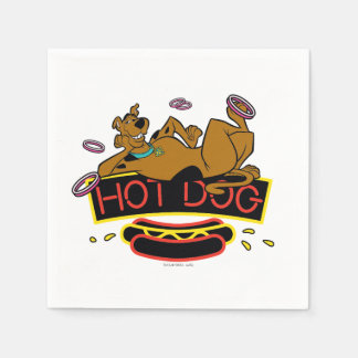 Scooby-Doo Hett Hund Neon Sign Pappersservett