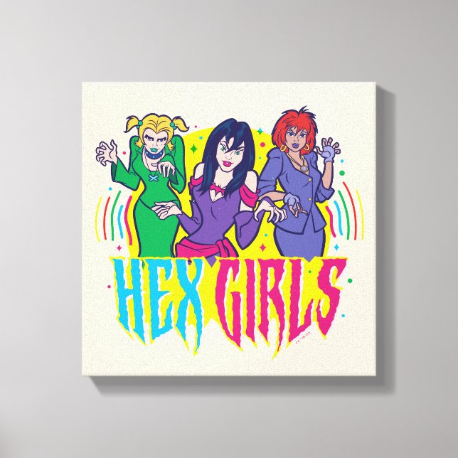 Scooby-Doo | Hex Girls Canvastryck (Framsida)