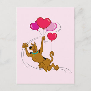 Scooby Doo - Hjärtballonger Vykort