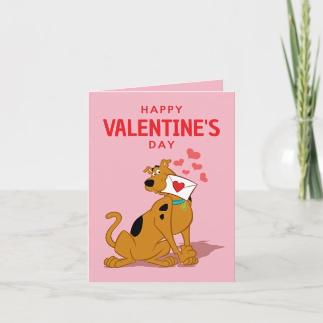 Scooby-Doo - Holding Valentine Anteckningskort (Framsida)