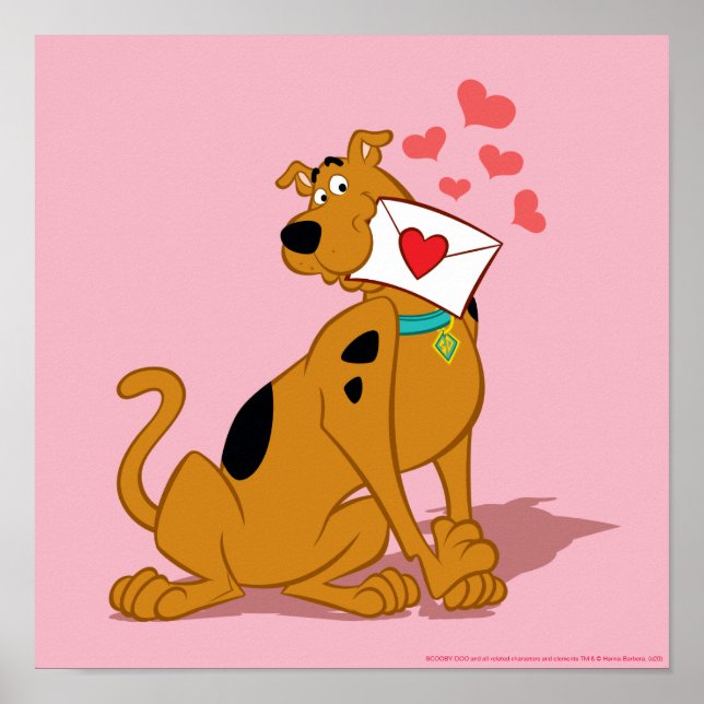 Scooby-Doo - Holding Valentine Kuvert Poster (Framsidan)