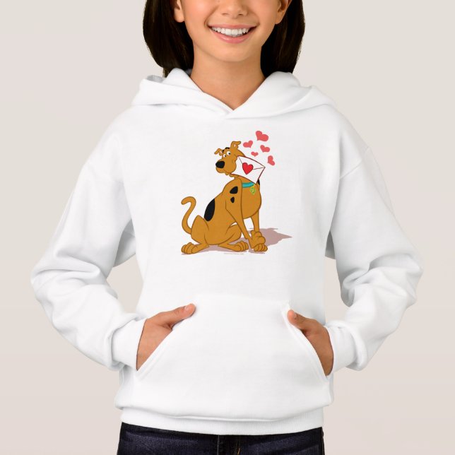 Scooby-Doo - Holding Valentine Kuvert T Shirt (Framsida)