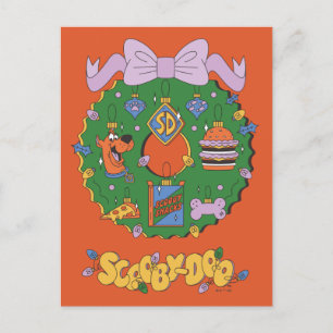 Scooby-Doo Holiday Snabb Julkrans Grafik Helg Vykort