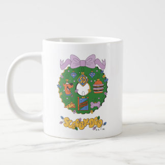 Scooby-Doo Holiday Snabb Julkrans Grafik Jumbo Mugg