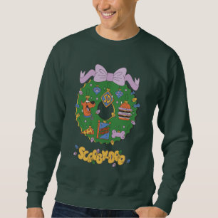 Scooby-Doo Holiday Snabb Julkrans Grafik Lång Ärmad Tröja