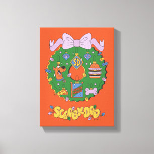 Scooby-Doo Holiday Snabb Krans Grafik Canvastryck