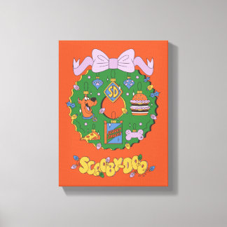Scooby-Doo Holiday Snabb Krans Grafik Canvastryck