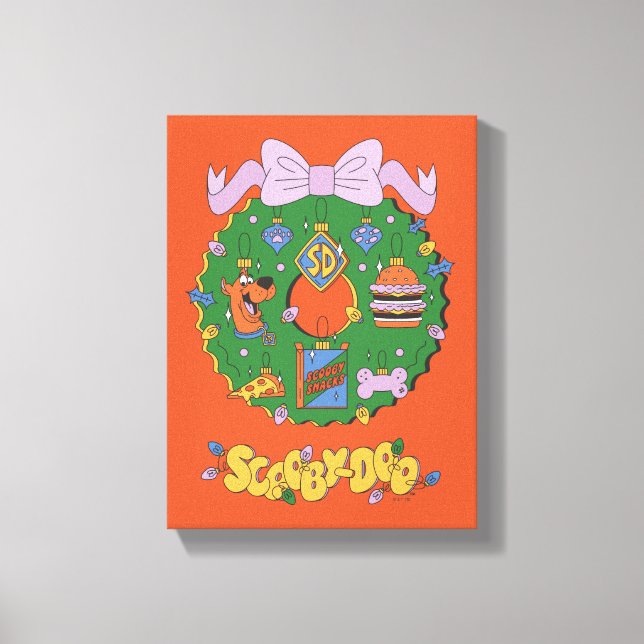 Scooby-Doo Holiday Snabb Krans Grafik Canvastryck (Framsida)