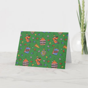 Scooby-Doo Holiday Snack Lights Mönster Helgkort