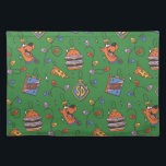 Scooby-Doo Holiday Snack Lights Pattern Bordstablett<br><div class="desc">Keep the holidays festive with this fun Scooby Snacks and holiday lights pattern! Wrap your gifts with this fun design,  have parties on a table cloth,  or decorate with a throw pillow! Shop this graphic on even more customizable Zazzle gifts!</div>