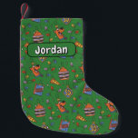 Scooby-Doo Holiday Snack Lights Pattern Liten Julstrumpa<br><div class="desc">Keep the holidays festive with this fun Scooby Snacks and holiday lights pattern! Wrap your gifts with this fun design,  have parties on a table cloth,  or decorate with a throw pillow! Shop this graphic on even more customizable Zazzle gifts!</div>