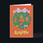 Scooby-Doo Holiday Snack Wreath Graphic Helgkort<br><div class="desc">Fill up on this fun Scooby-Snack inspired holiday wreath graphic! Wear this on a festive holiday sweater,  carry your holiday shopping with a tote bag,  or enjoy this design on a personalized mug! Shop this graphic on even more customizable Zazzle gifts!</div>