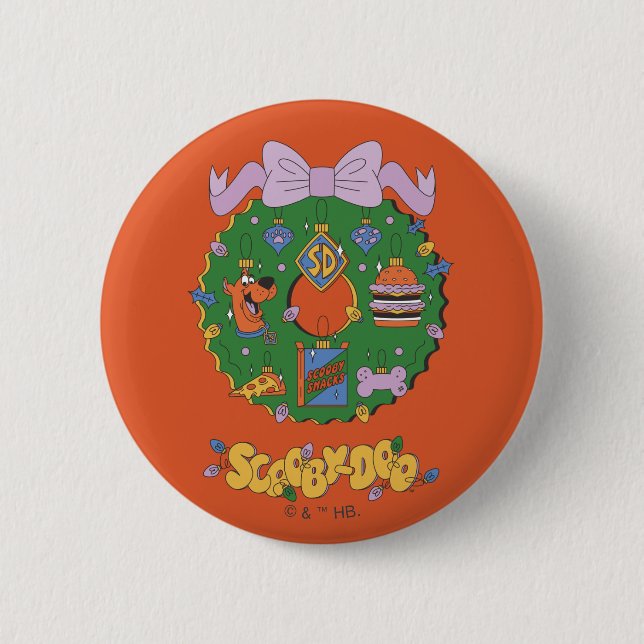 Scooby-Doo Holiday Snack Wreath Graphic Knapp (Framsida)