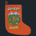 Scooby-Doo Holiday Snack Wreath Graphic Liten Julstrumpa<br><div class="desc">Fill up on this fun Scooby-Snack inspired holiday wreath graphic! Wear this on a festive holiday sweater,  carry your holiday shopping with a tote bag,  or enjoy this design on a personalized mug! Shop this graphic on even more customizable Zazzle gifts!</div>