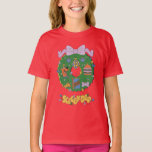 Scooby-Doo Holiday Snack Wreath Graphic T Shirt<br><div class="desc">Fill up on this fun Scooby-Snack inspired holiday wreath graphic! Wear this on a festive holiday sweater,  carry your holiday shopping with a tote bag,  or enjoy this design on a personalized mug! Shop this graphic on even more customizable Zazzle gifts!</div>