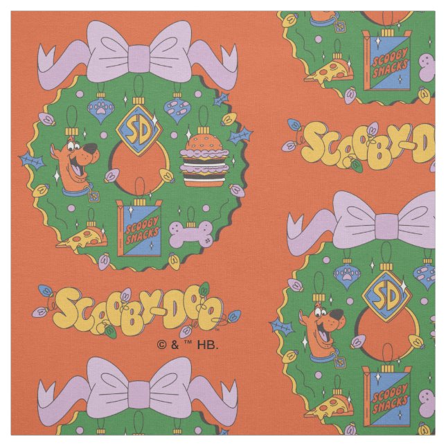 Scooby-Doo Holiday Snack Wreath Graphic Tyg (Provkarta)