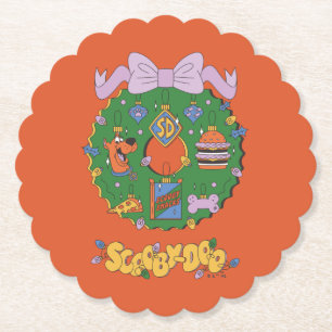 Scooby-Doo Holiday Snacks Krans Grafisk Underlägg Papper
