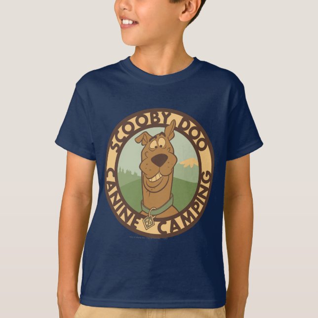 Scooby-Doo "Hund Camping" Tee Shirt (Framsida)