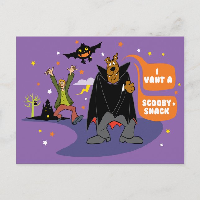 Scooby-Doo | I Vant a Scooby Snack Vykort (Framsida)