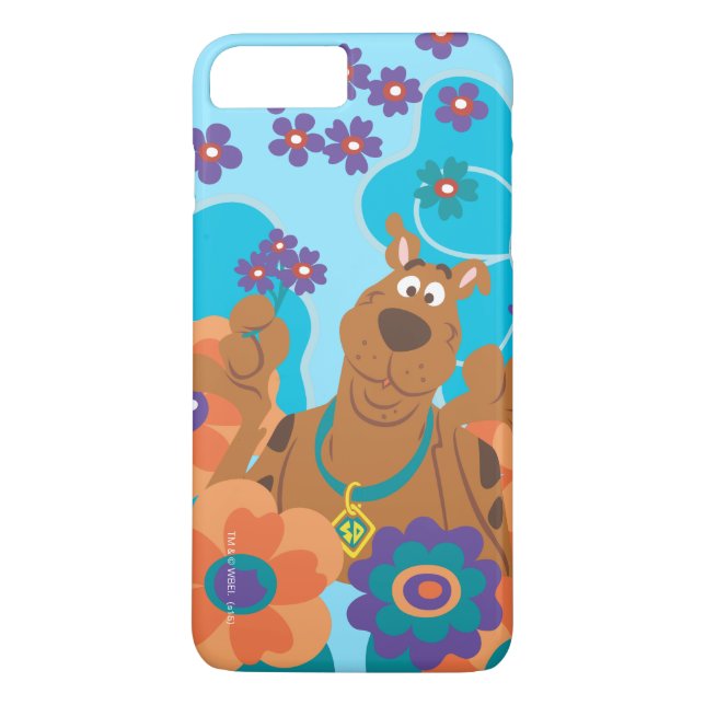 Scooby-Doo In Flowers Case-Mate iPhone Skal (Baksida)
