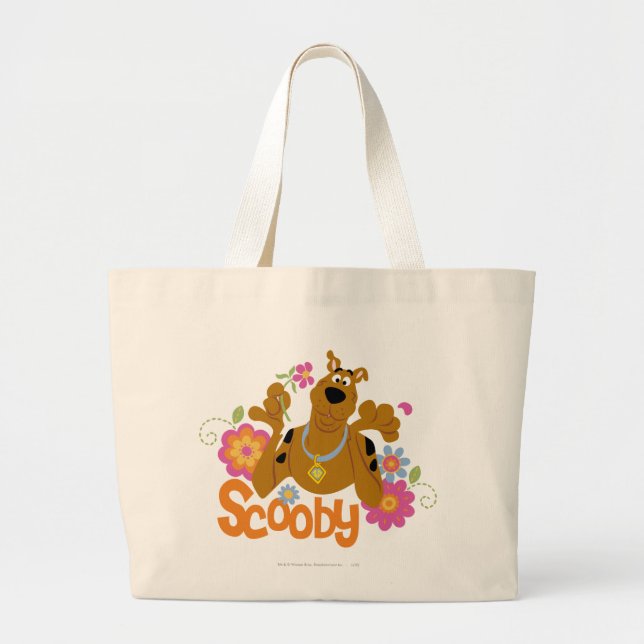 Scooby-Doo in Flowers Jumbo Tygkasse (Framsidan)