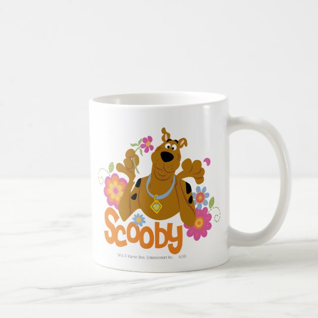 Scooby-Doo in Flowers Kaffemugg (Höger)