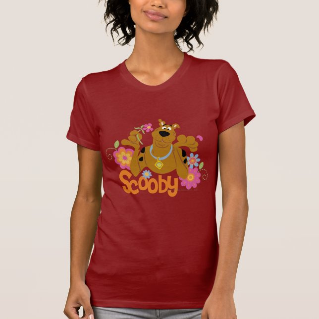 Scooby-Doo in Flowers T-shirt (Framsida)