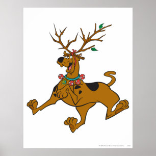 Scooby-Doo jul Helgdag Antlers Poster