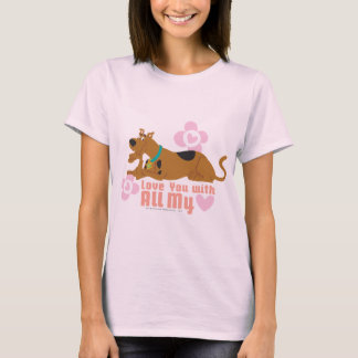 Scooby-Doo "Kärlek dig med allt mitt hjärta" T Shirt