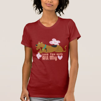 Scooby-Doo "Kärlek dig med allt mitt hjärta" T Shirt