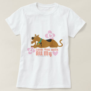 Scooby-Doo "kärlek du med all min hjärta ", T-shirt