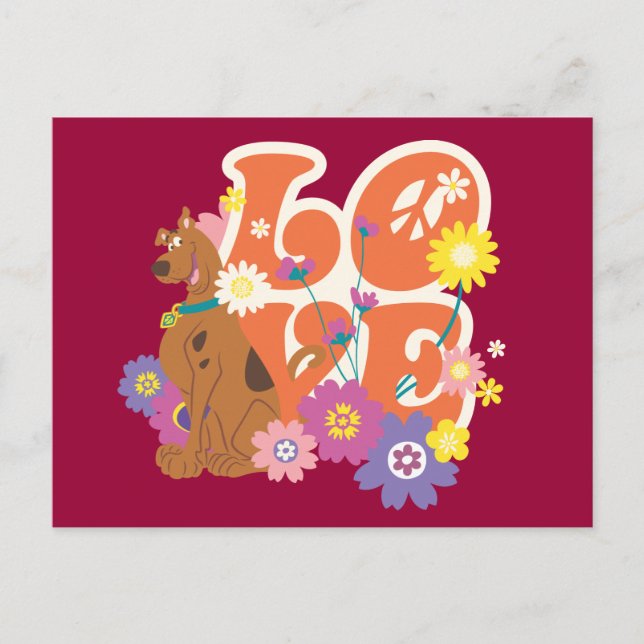 Scooby-Doo "Kärlek" Vykort (Framsida)