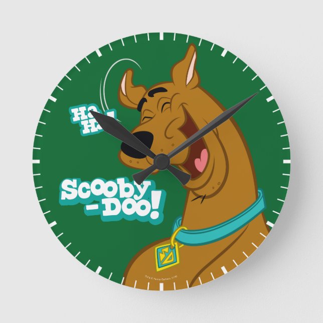 Scooby-Doo Laughing Rund Klocka (Framsida)