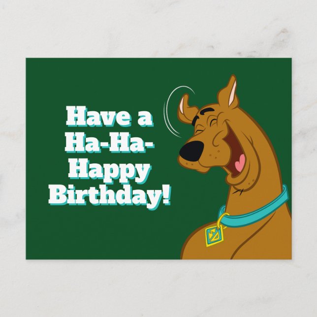 Scooby-Doo Laughing Vykort (Framsida)