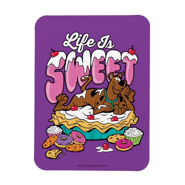 Scooby-Doo "Life is Sweet" Magnet (Vertikal)