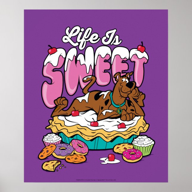 Scooby-Doo "Life is Sweet" Poster (Framsidan)