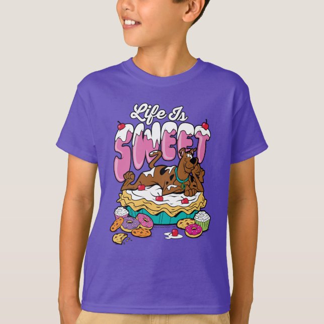 Scooby-Doo "Life is Sweet" T Shirt (Framsida)