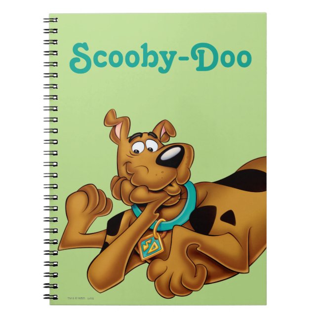 Scooby-Doo Ljuger ner Anteckningsbok Med Spiral (Framsidan)
