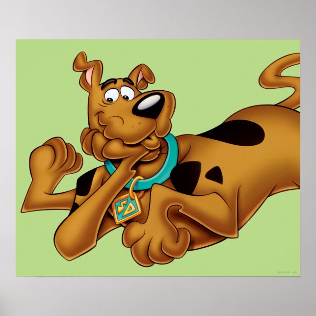 Scooby-Doo Ljuger ner Poster (Framsidan)