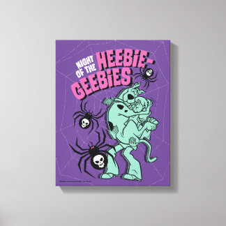 Scooby-Doo & lurviga Heebie-Geebies Canvastryck