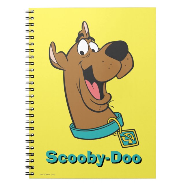 Scooby-Doo Lycklig Ansikte Anteckningsbok Med Spiral (Framsidan)