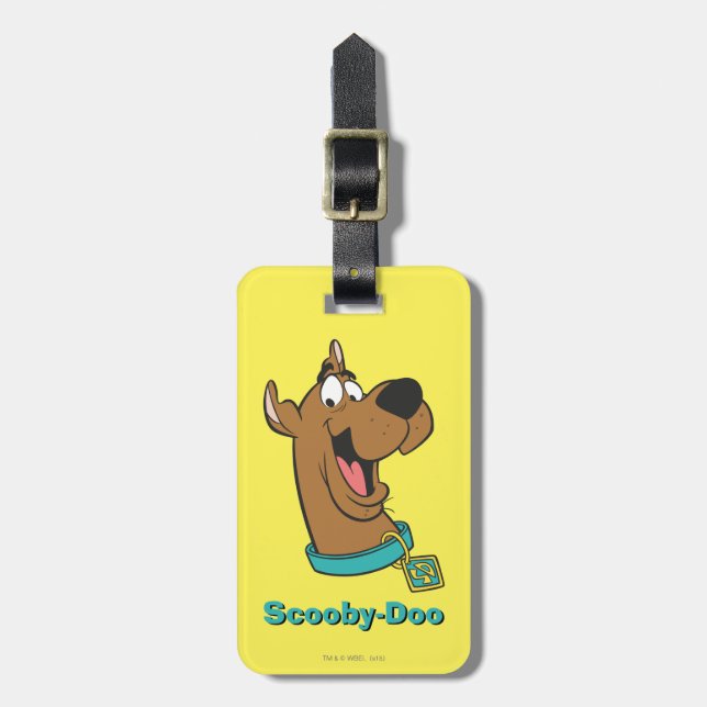 Scooby-Doo Lycklig Ansikte Bagagebricka (Vertikal Framsida)