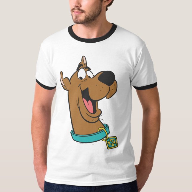 Scooby-Doo Lycklig Ansikte Tee (Framsida)