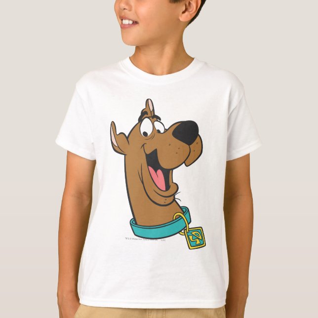 Scooby-Doo Lycklig Ansikte Tee (Framsida)