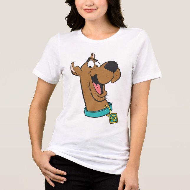 Scooby-Doo Lycklig Ansikte Tee Shirt (Framsida)