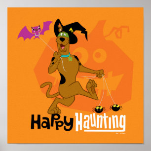 Scooby-Doo Lycklig Haunting Poster