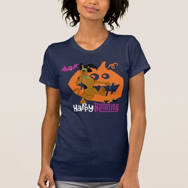 Scooby-Doo | Lycklig Haunting T Shirt (Framsida)
